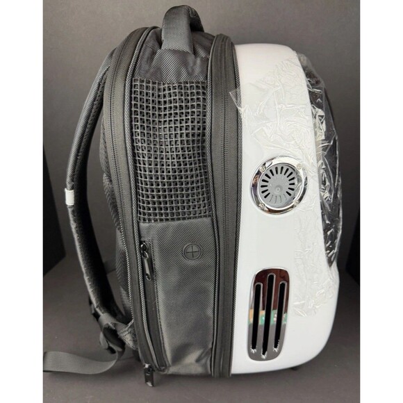 Petkit Breezy Smart Cat Carrier Backpack w/ Fan & Light (Tested) P7701,White,NEW - Picture 6 of 17